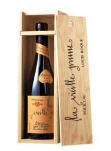 La vieille prune Eau de vie de prune en coffret cadeau bois - Maison Louis Roque