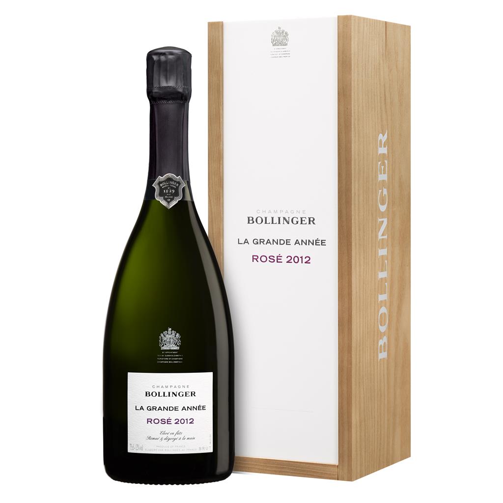 Champagne Bollinger La Grande année Rosé 2012 en coffret 75 cl