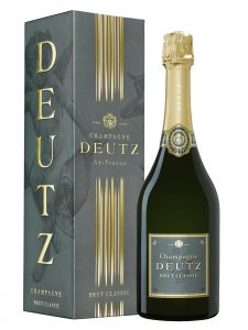 Champagne Deutz Brut Classic en étui Bayadère