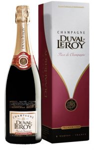 Cadeau de champagne Duval-Leroy Etui 75cl Fleur de Champagne Premier Cru